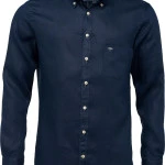 Fynch-Hatton Linnen Blouse | Marine | www.pietkoopmans.nl