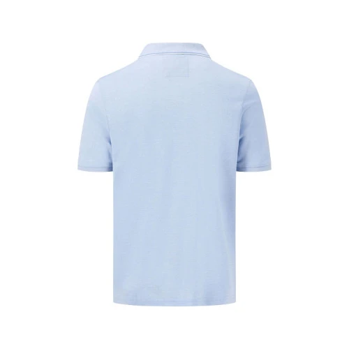 Fynch Hatton Polo | Lichtblauw Gemeleerd | www.pietkoopmans.nl