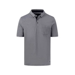 Fynch Hatton Polo | Blauw Gemeleerd