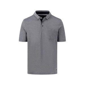 Fynch Hatton Polo | Blauw Gemeleerd