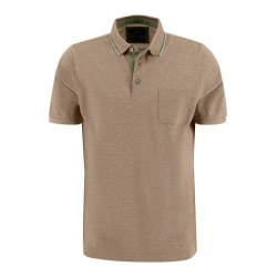 Fynch Hatton Polo | Beige Gemeleerd
