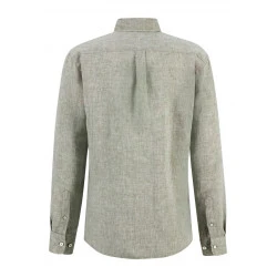 Fynch-Hatton Linnen Blouse | Gemeleerd Olijf