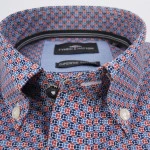 Fynch Hatton Overhemd | Rood Blauw Print | www.pietkoopmans.nl