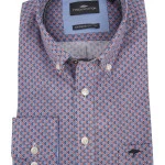 Fynch Hatton Overhemd | Rood Blauw Print | www.pietkoopmans.nl
