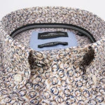 Fynch Hatton Overhemd | Camel Marine Print | www.pietkoopmans.nl