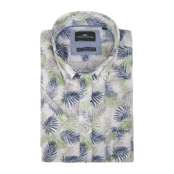 Fynch-Hatton Overhemd Korte Mouw | Palm Print