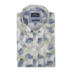 Fynch-Hatton Overhemd Korte Mouw | Palm Print