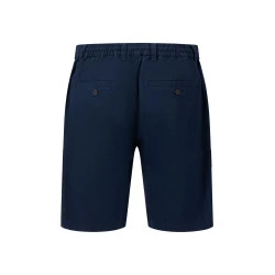 Fynch-Hatton Korte Linnen Katoenen Broek | Marine 