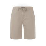 Fynch-Hatton Korte Linnen Katoenen Broek | Beige  | www.pietkoopmans.nl