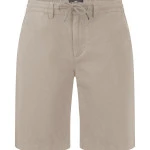 Fynch-Hatton Korte Linnen Katoenen Broek | Beige  | www.pietkoopmans.nl