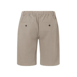 Fynch-Hatton Korte Linnen Katoenen Broek | Beige