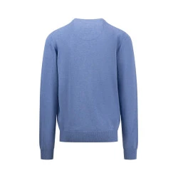 Fynch-Hatton 3 Ply Trui | Lichtblauw