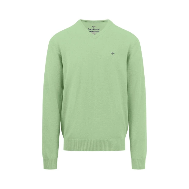 Fynch-Hatton 3 Ply Trui | Mint | www.pietkoopmans.nl