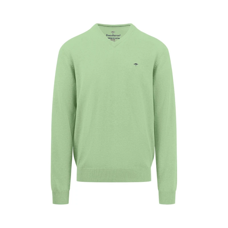 Fynch-Hatton 3 Ply Trui | Mint | www.pietkoopmans.nl