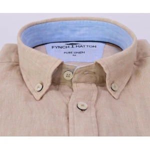 Fynch-Hatton Shirt | Linnen Beige