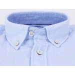 Fynch-Hatton Shirt | Linnen Lichtblauw | www.pietkoopmans.nl