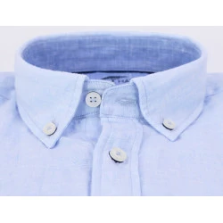 Fynch-Hatton Shirt | Linnen Lichtblauw