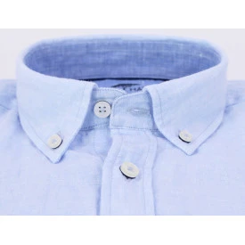Fynch-Hatton Shirt | Linnen Lichtblauw