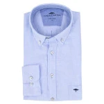 Fynch-Hatton Shirt | Linnen Lichtblauw | www.pietkoopmans.nl