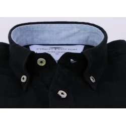 Fynch-Hatton Shirt | Linnen Zwart