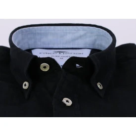 Fynch-Hatton Shirt | Linnen Zwart