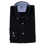 Fynch-Hatton Shirt | Linnen Zwart | www.pietkoopmans.nl
