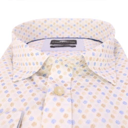 Fynch Hatton Luchtig Shirt | Blauw Camel Print