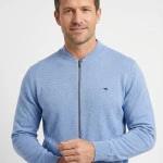 Fynch Hatton Zomer Vest | Lichtblauw | www.pietkoopmans.nl