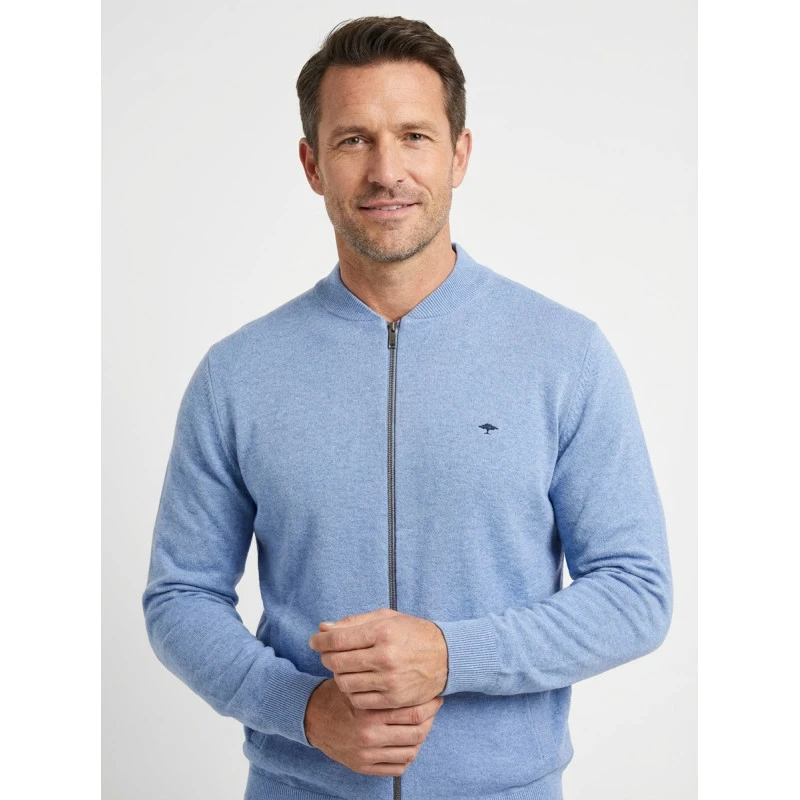 Fynch Hatton Zomer Vest | Lichtblauw | www.pietkoopmans.nl