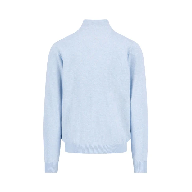 Fynch-Hatton 3 Ply Half Zip Trui | New Breeze | www.pietkoopmans.nl