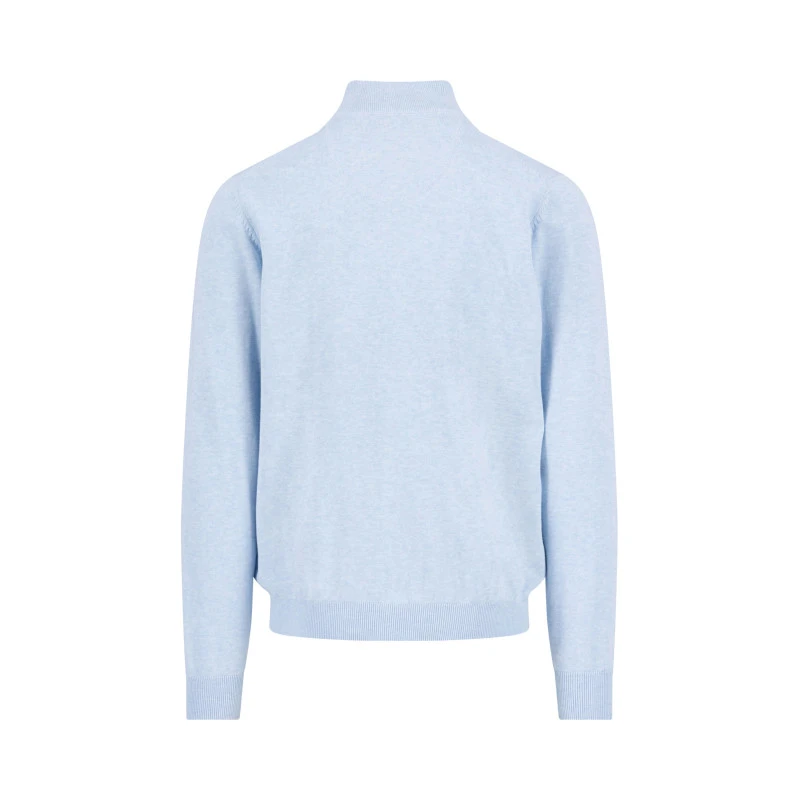 Fynch-Hatton 3 Ply Half Zip Trui | New Breeze | www.pietkoopmans.nl