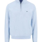 Fynch-Hatton 3 Ply Half Zip Trui | New Breeze | www.pietkoopmans.nl