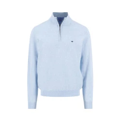 Fynch-Hatton 3 Ply Half Zip Trui | New Breeze