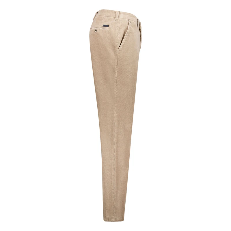 Gardeur Ribbroek Katoen Bono | Beige | www.pietkoopmans.nl