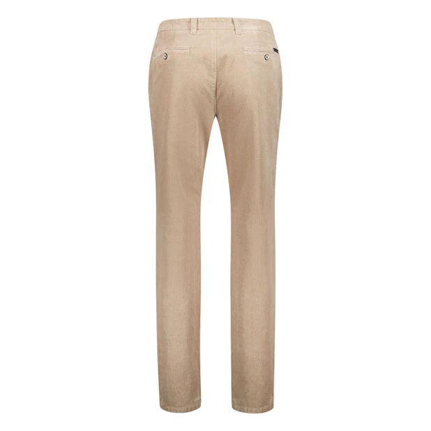 Gardeur Ribbroek Katoen Bono | Beige | www.pietkoopmans.nl