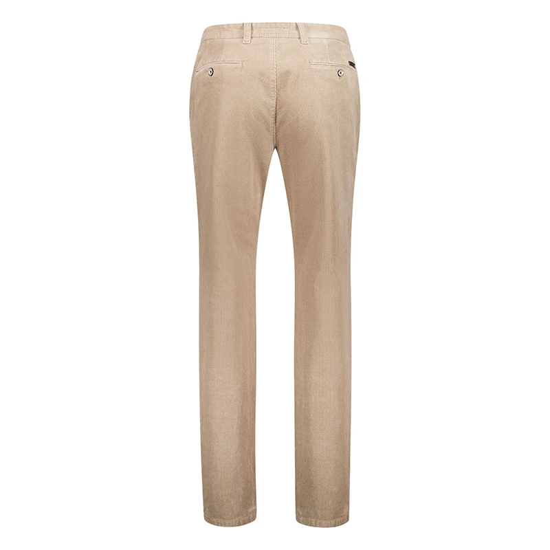 Gardeur Ribbroek Katoen Bono | Beige | www.pietkoopmans.nl
