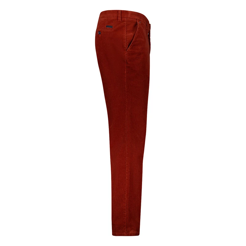 Gardeur Ribbroek Katoen Bono | Burned Orange | www.pietkoopmans.nl