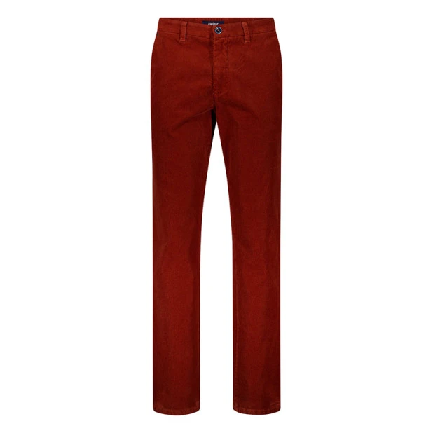 Gardeur Ribbroek Katoen Bono | Burned Orange | www.pietkoopmans.nl