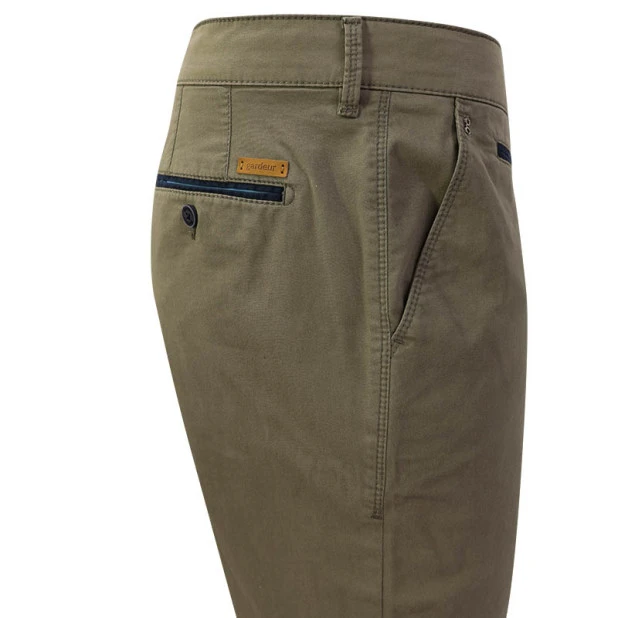 Gardeur Zomer Chino Benny | Khaki | www.pietkoopmans.nl