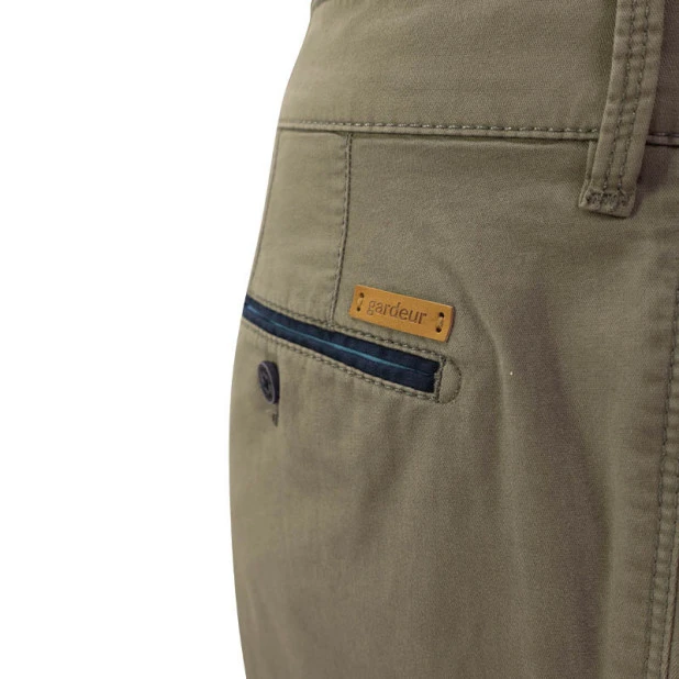 Gardeur Zomer Chino Benny | Khaki | www.pietkoopmans.nl