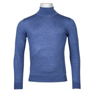 Giordano Merino Heren Col | Lichtblauw