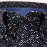 Giordano Overhemd | Marine Brique Print | www.pietkoopmans.nl