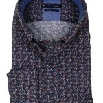 Giordano Overhemd | Marine Brique Print | www.pietkoopmans.nl