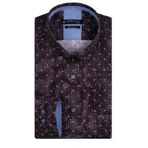Giordano Overhemd | Rood Stip