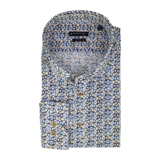 Giordano Overhemd | Brons Marine | www.pietkoopmans.nl