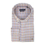 Giordano Soft Flanel Overhemd | Brique Geruit | www.pietkoopmans.nl