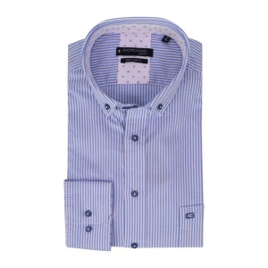 Giordano Overhemd | Wit Gestreept