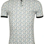Giordano Polo | Indigo Olijf Print | www.pietkoopmans.nl