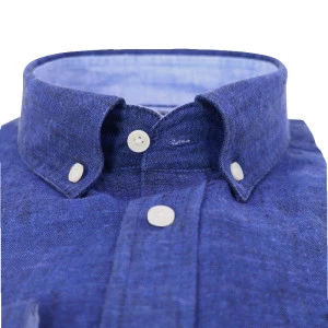 Giordano Linnen Shirt | Blauw