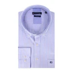 Giordano Overhemd | Wit Blauw Gestreept | www.pietkoopmans.nl